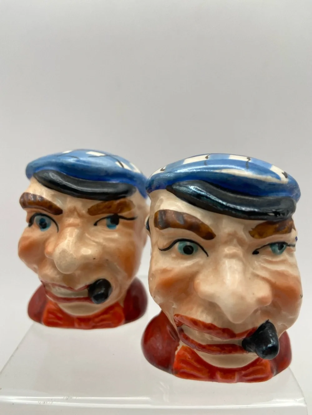 Vintage Old Time Duffer Golfer Salt & Pepper Shaker Set of 2